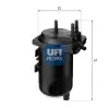 YAKIT FILTRESI RENAULT CLIO II 01>06 SYMBOL 01>09 NISSAN NOTE 06> MICRA III 03>10  1.5 dCI K9K
