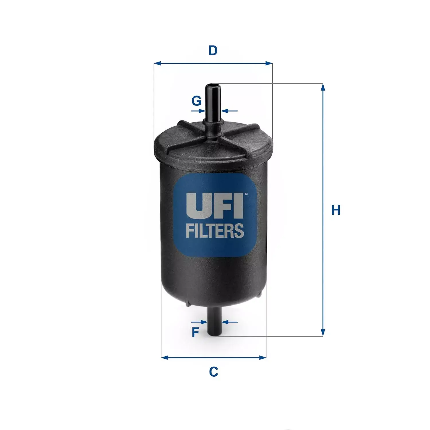 YAKIT FILTRE ( RENAULT  CLIO-MEGANE-LAGUNA/ CITROEN  C2-C3 1.4 1.6-C4 1.4 1.6/ PEUGEOT  206-207-307