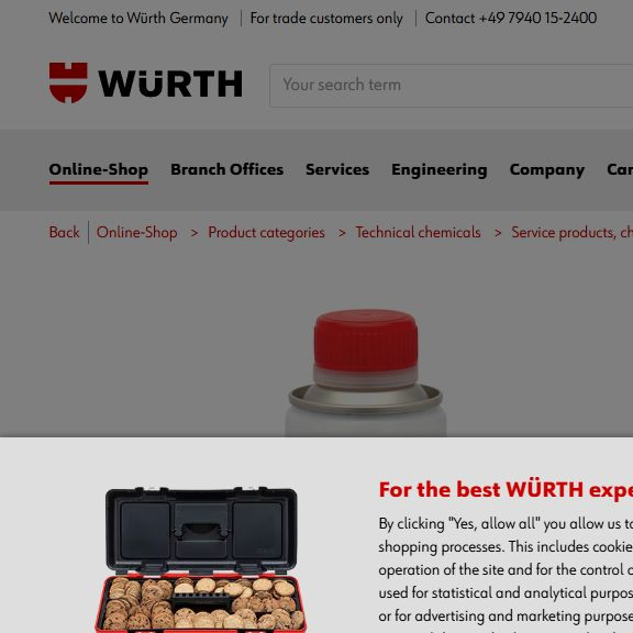 WÜRTH Motor Yağı Performans İyileştirici 300 ml