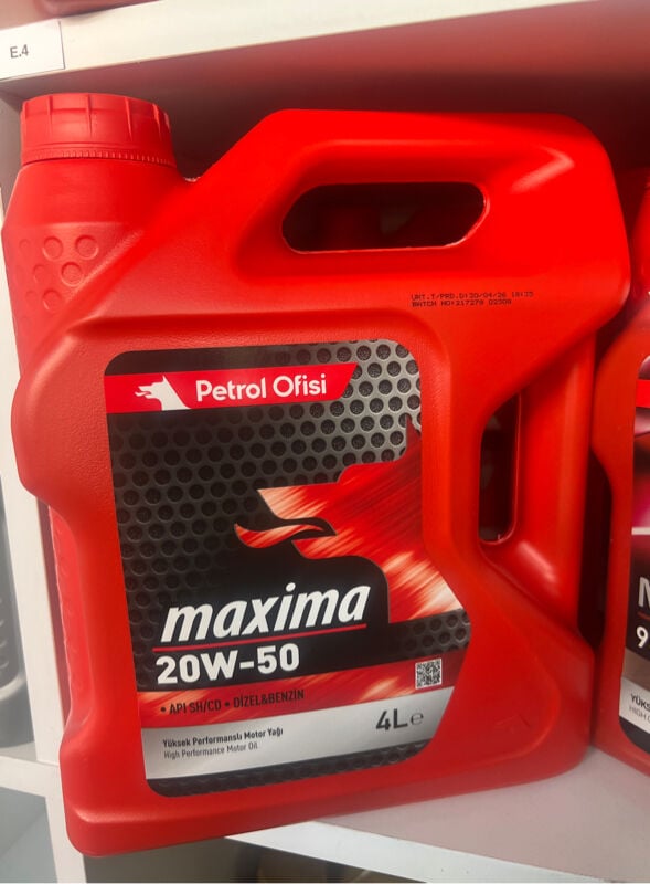 Petrol Ofisi maxima 20w-50 4L