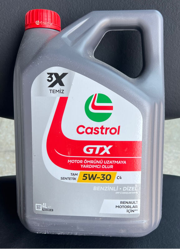 CASTROL GTX 5w-30 c4 4l