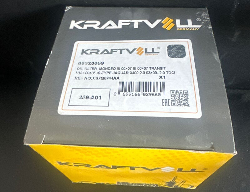 YAG FILTRESI MONDEO III V184 2,0TDCI 90PS 00>07 TRANSIT V184 2,4TDCI 120PS / 125PS 01>06 TRANSIT V347 2,4TDCI 100PS / 120PS / 130PS 06>14